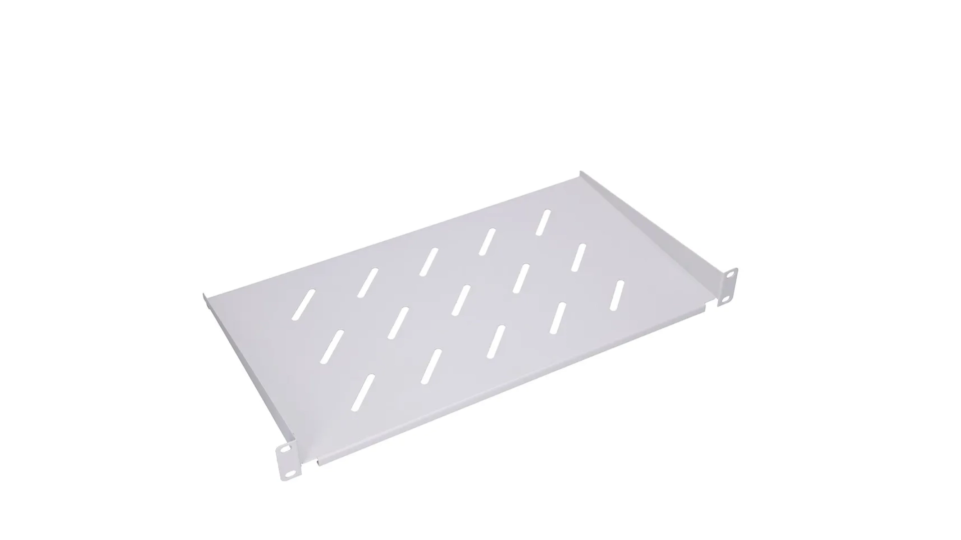 Extralink Shelf 1U 350mm Gray 19"