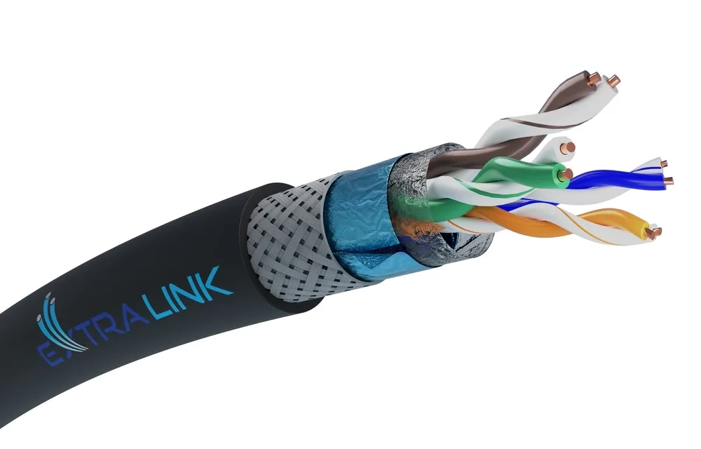 Extralink Twisted pair CAT5E SFTP (SF/UTP)