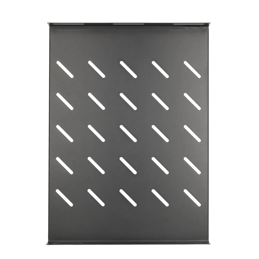 Extralink Fixed shelf 1U 350mm Black