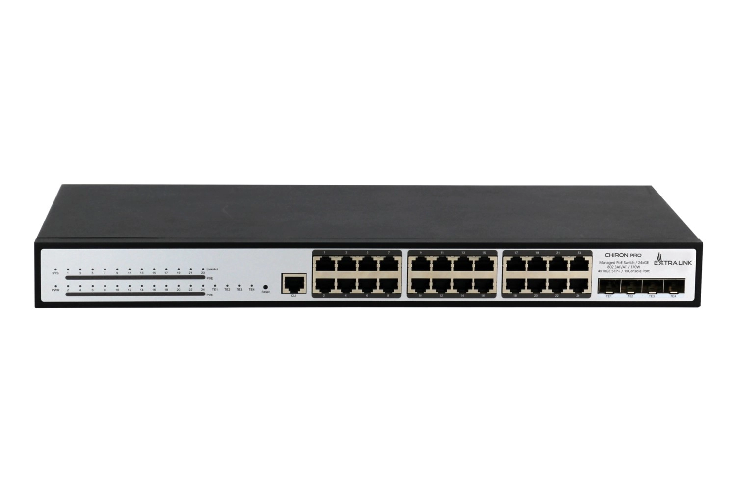 Extralink PoE Switch Chiron Pro 24x