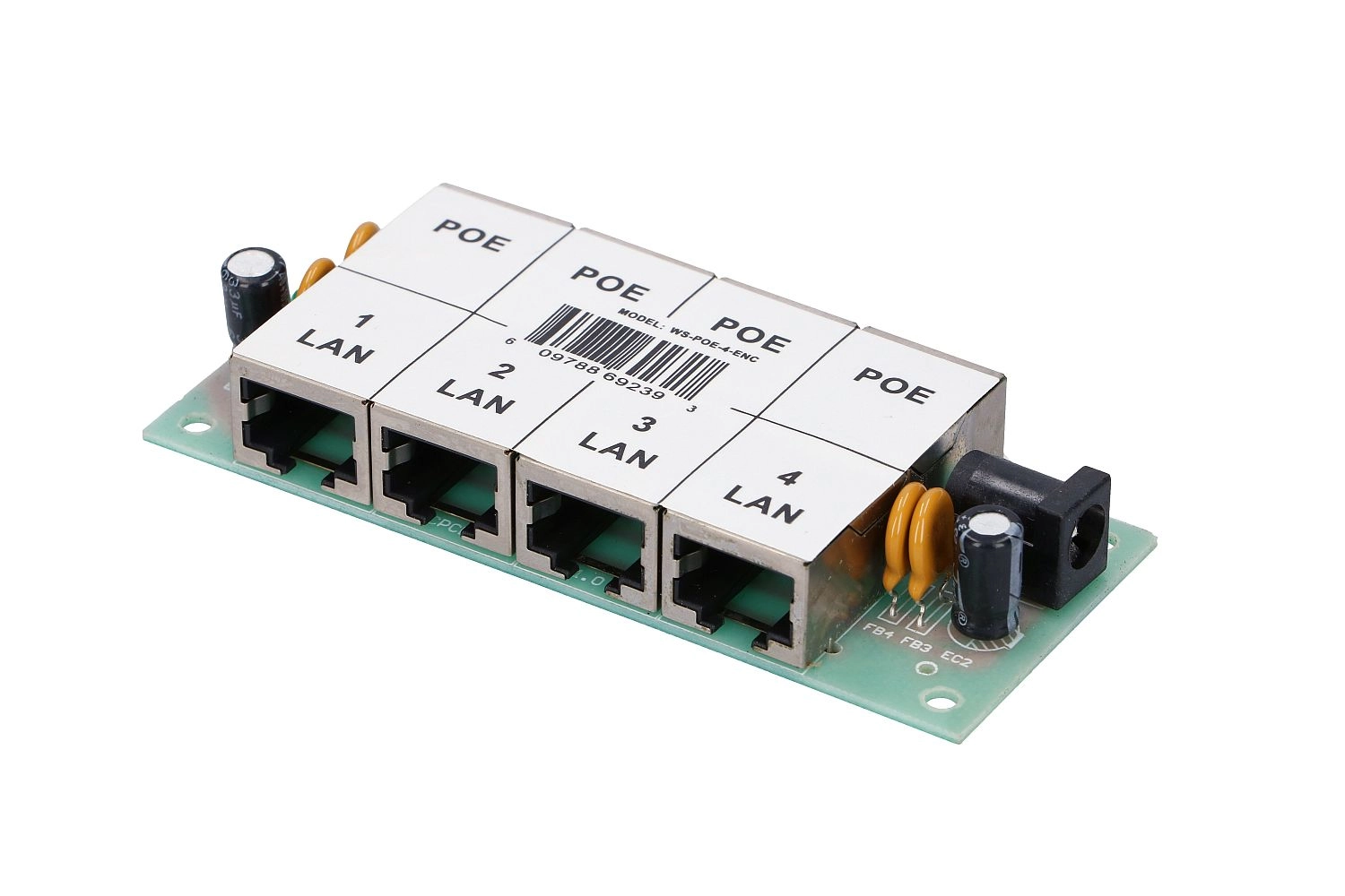 Extralink PoE Injector 4 Port 4x