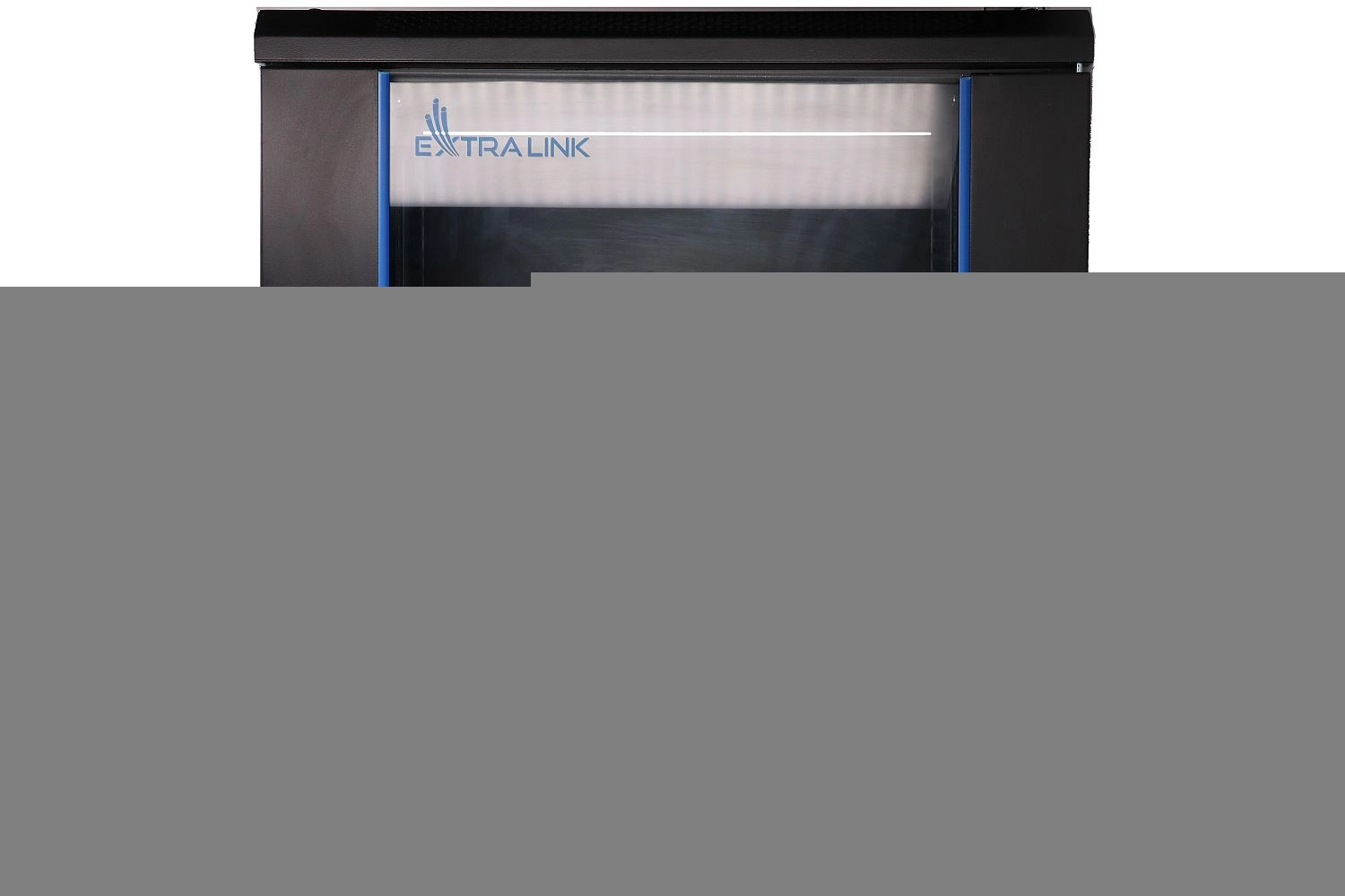 Extralink Rackmount cabinet 12U 600x600 Black