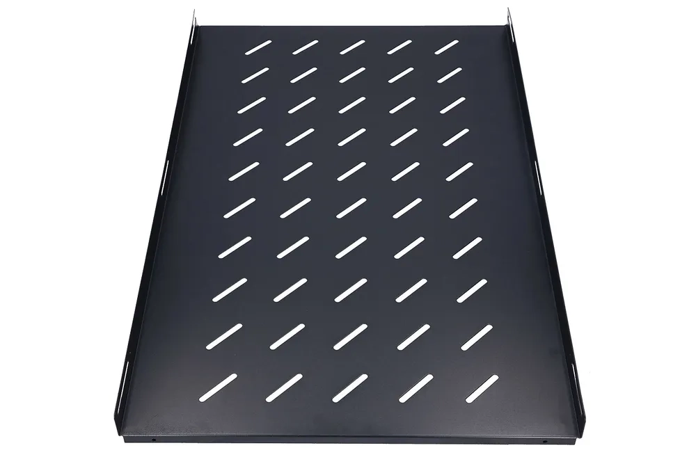 Extralink Fixed shelf 1U 750mm Black