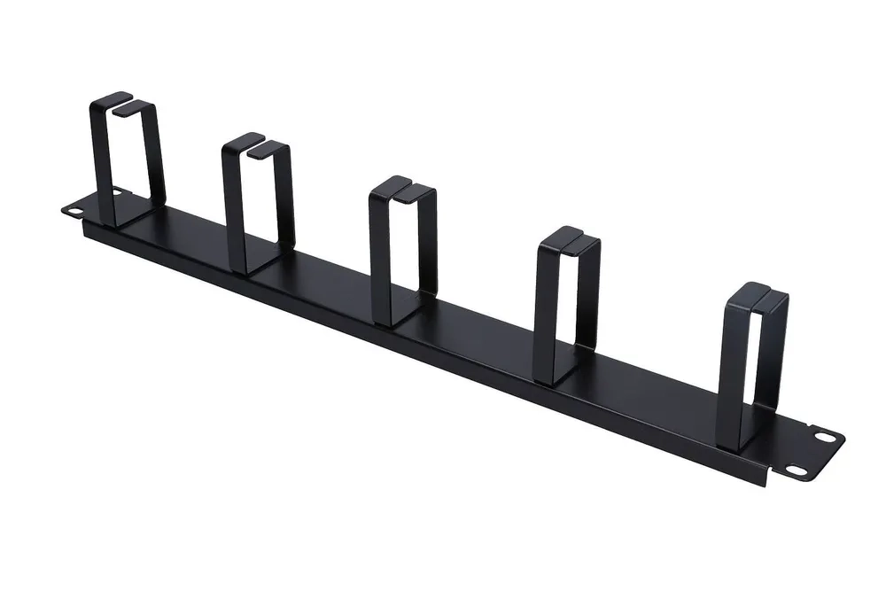 Extralink Cable organizer 1U  black EX