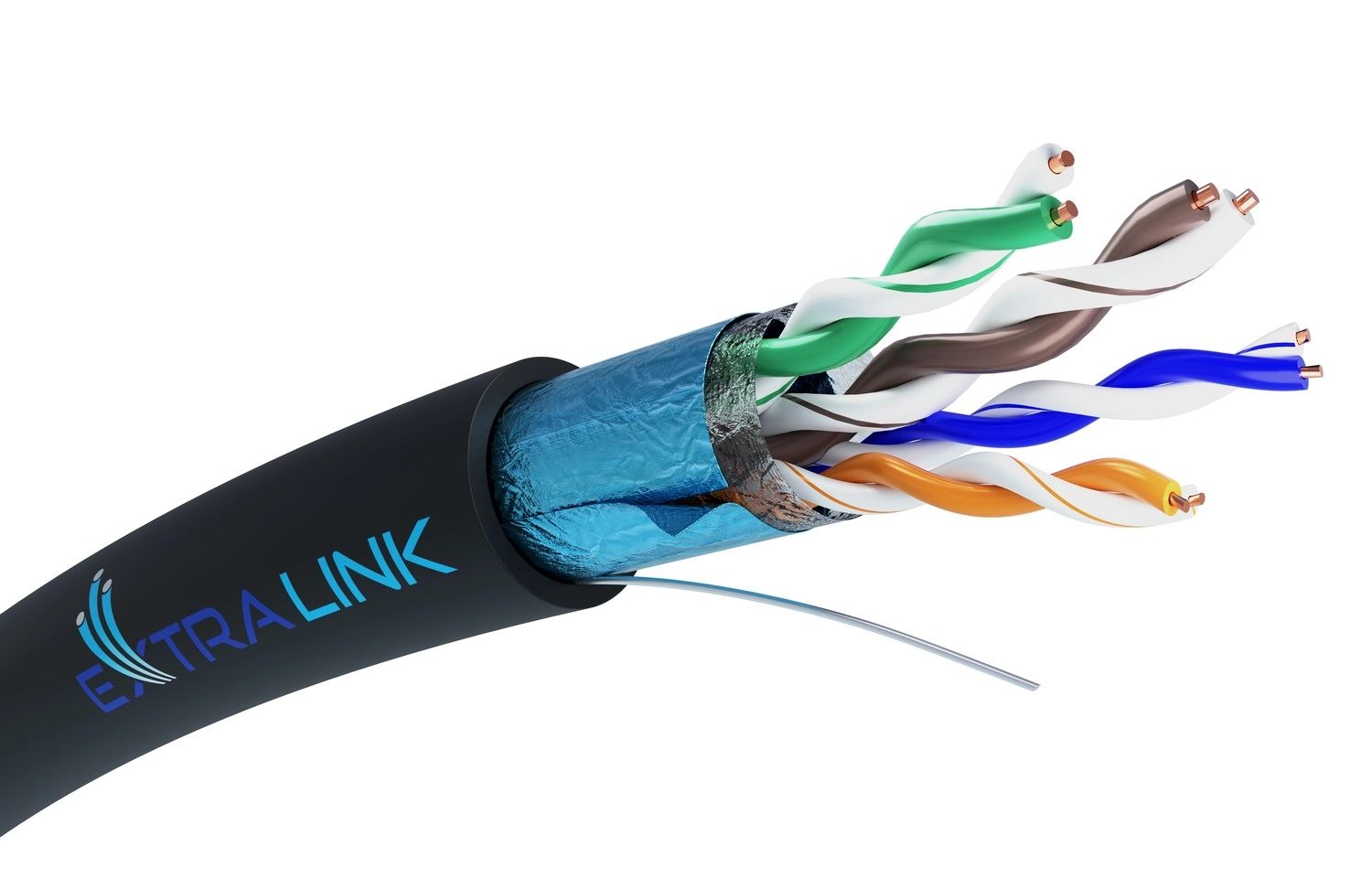 Extralink Twisted pair CAT5E FTP (F/UTP)