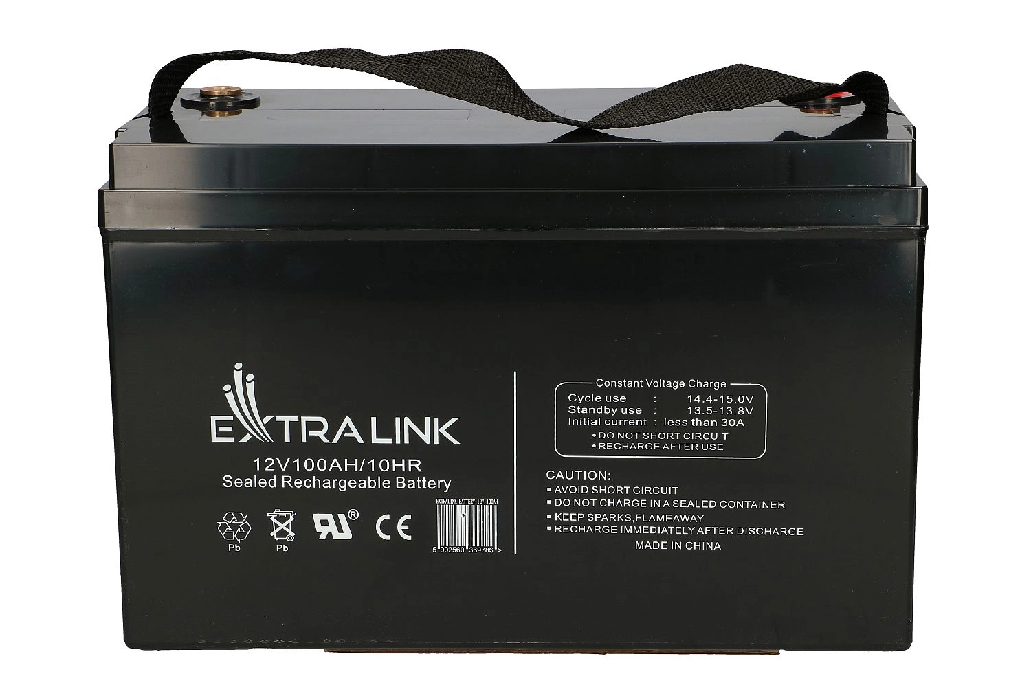 Extralink Accumulator AGM 12V 100Ah maintenance