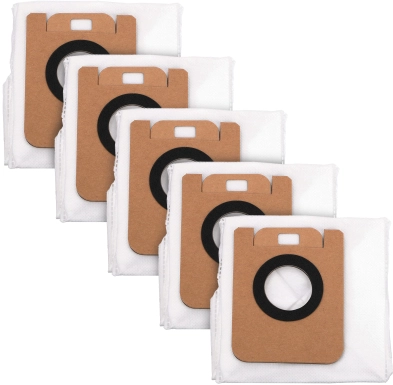 Dust Bags Set for Xiaomi and Dreame Robot Vacuum Cleaners, 5 Pieces, X10, X10+, X20+, Dreame L10S Ultra, L10, L20