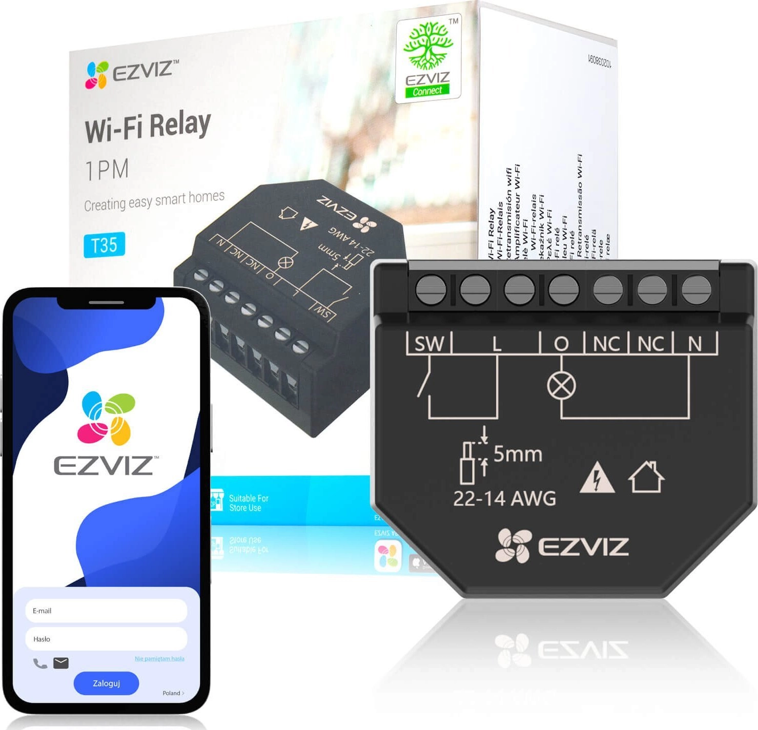 EZVIZ T36WN Wireless Black CS-T36 CS-T36-R100-WM