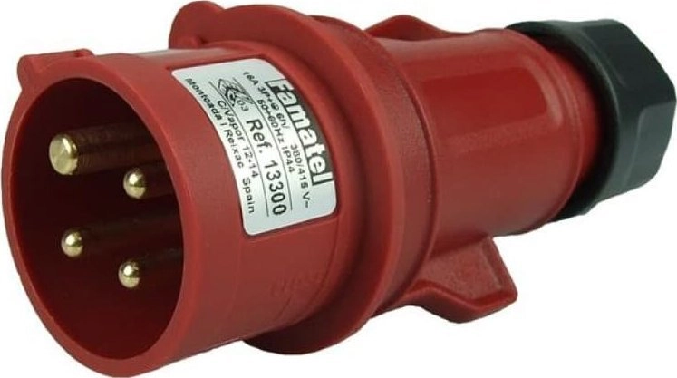 FAMATEL Portable plug 16A 4P 400V