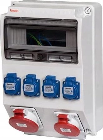 FAMATEL Construction switchboard 32A/5P 16A/5P 4x2P+Z