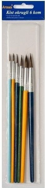 Brush set round 6 pcs (