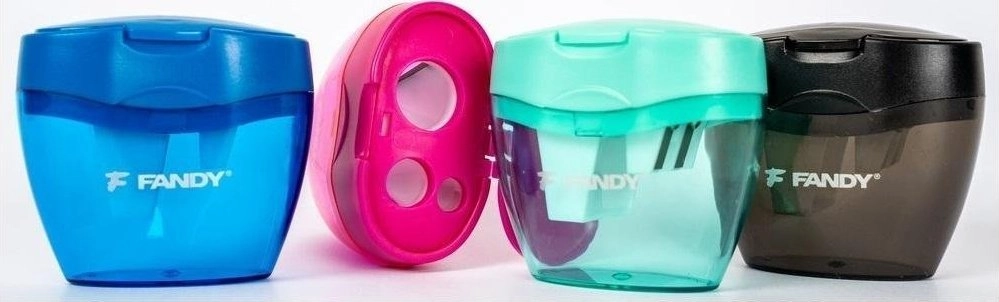 Trio sharpener in various colors (12