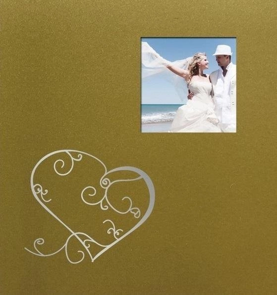 Sewn pocket photo album KD-46200W Love