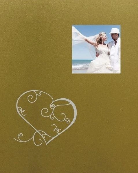 Self-adhesive sewn photo album BSS-20W Love