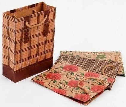 FANDY Torebka papierowa Craft mała Ornament