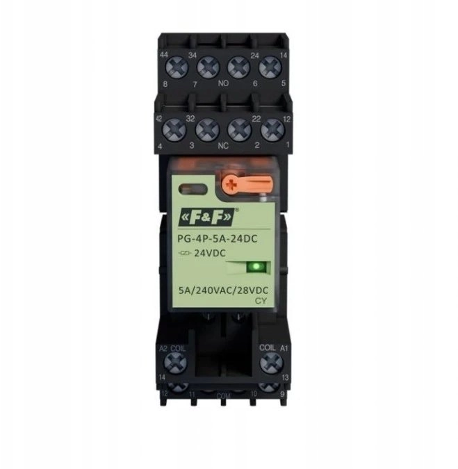FF GPK-4P-24DC Set: PG-4P-5A-24DC interface relay