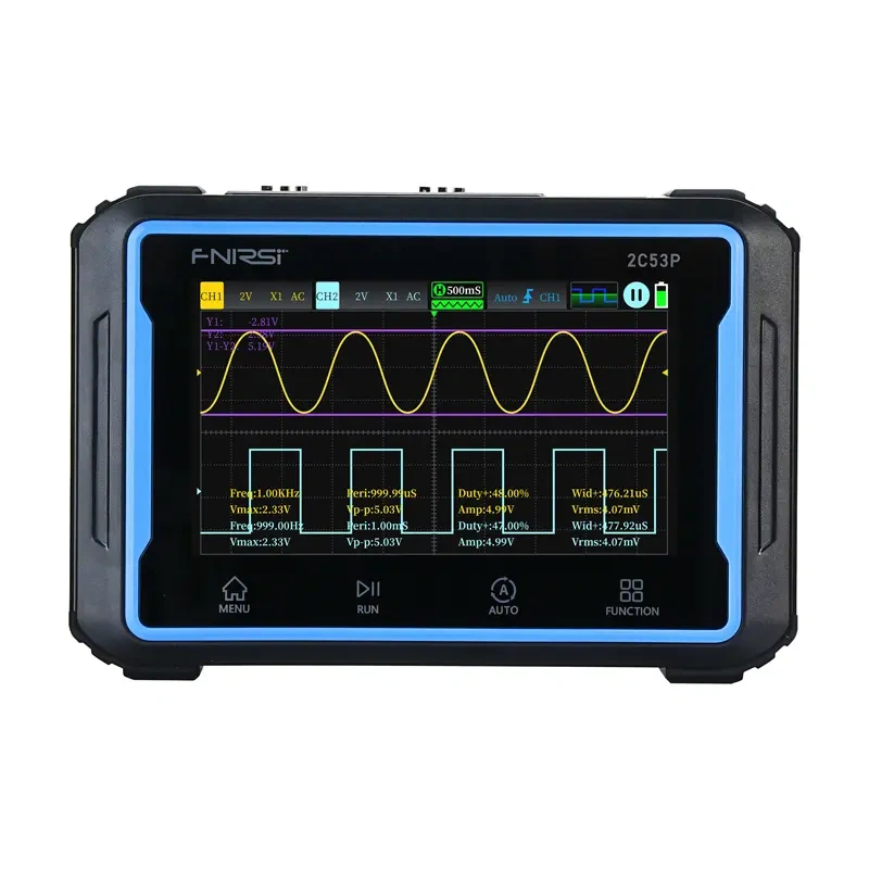Fnirsi 2C53P Portable oscilloscope with touch