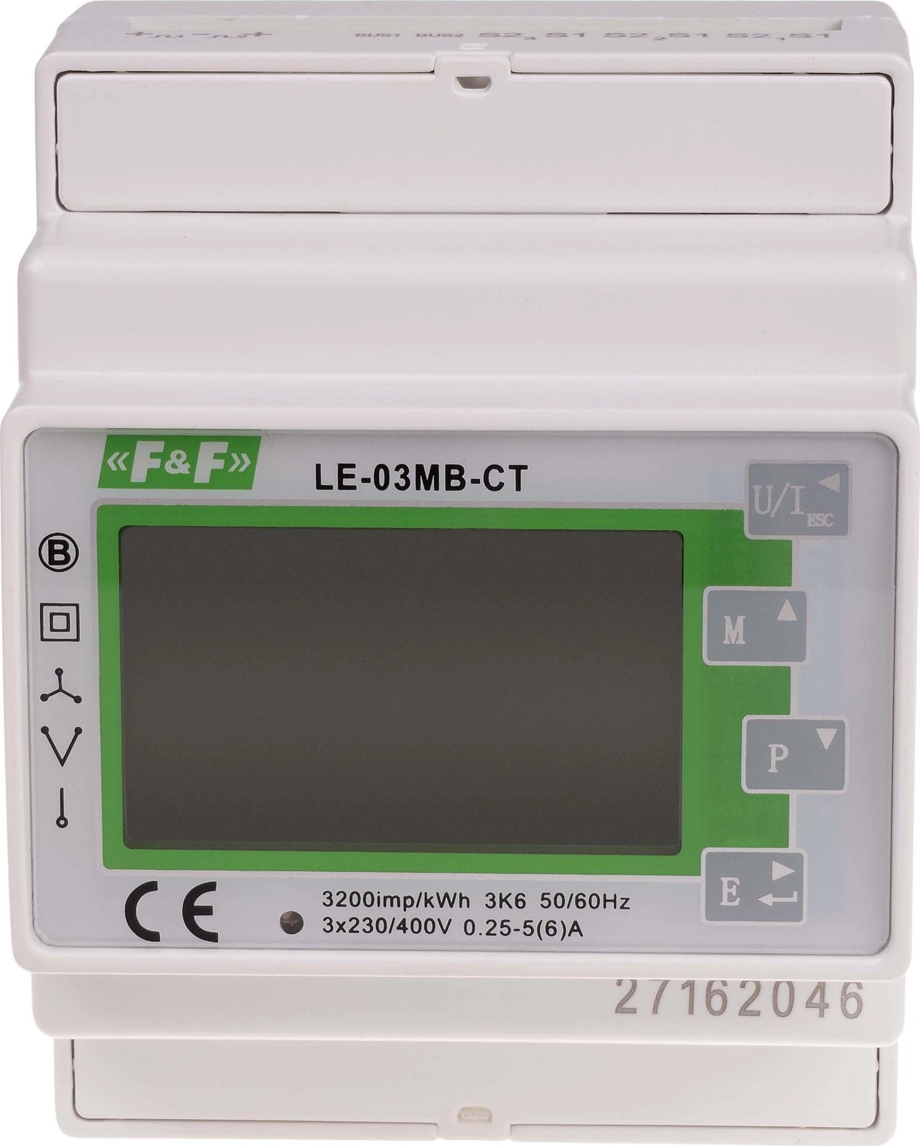 FF 3-phase electricity meter LE-03MB-CT MID