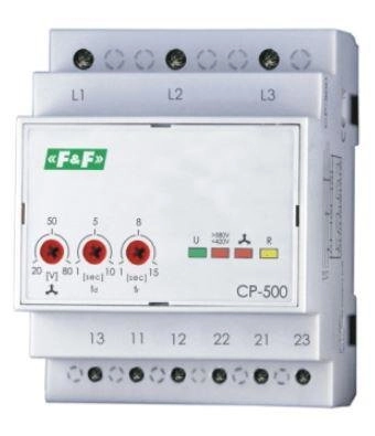 FF Voltage monitoring relay 3-phase 2P