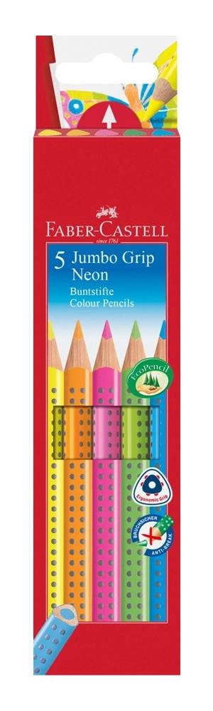Faber-Castell Jumbo GRIP Blue  Green  Orange