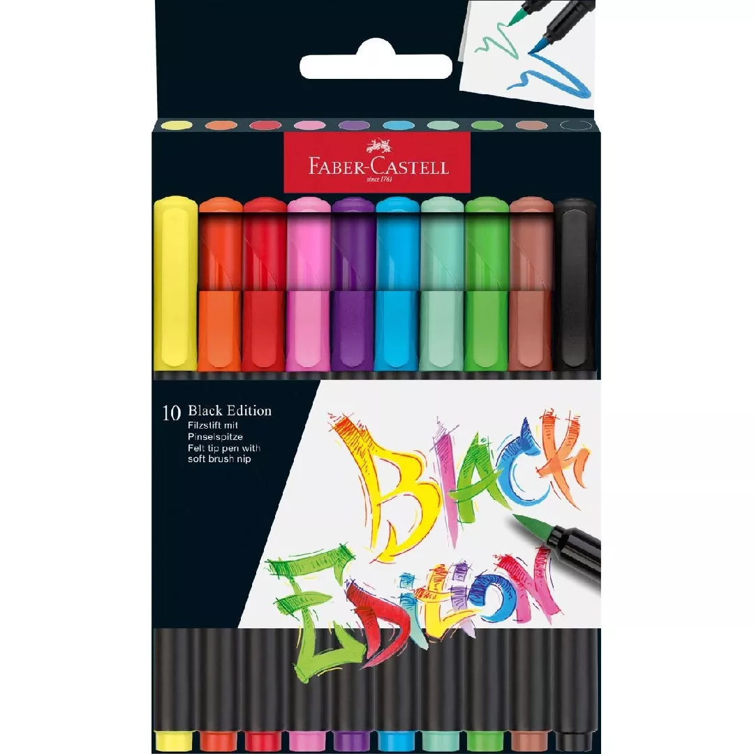 Faber-Castell 116451 fineliner Assorted colours 10
