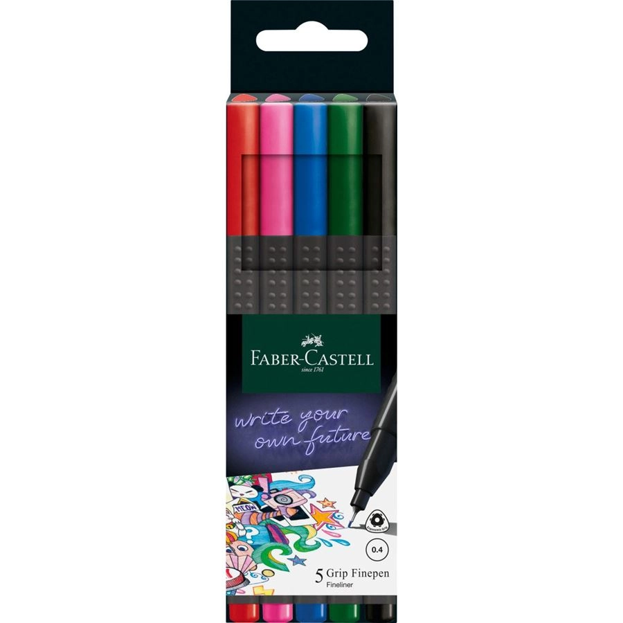 Faber-Castell 151604 fineliner Fine Black  Blue