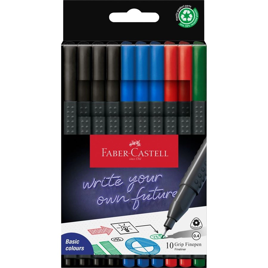 Faber-Castell Grip Finepen fineliner Fine Black