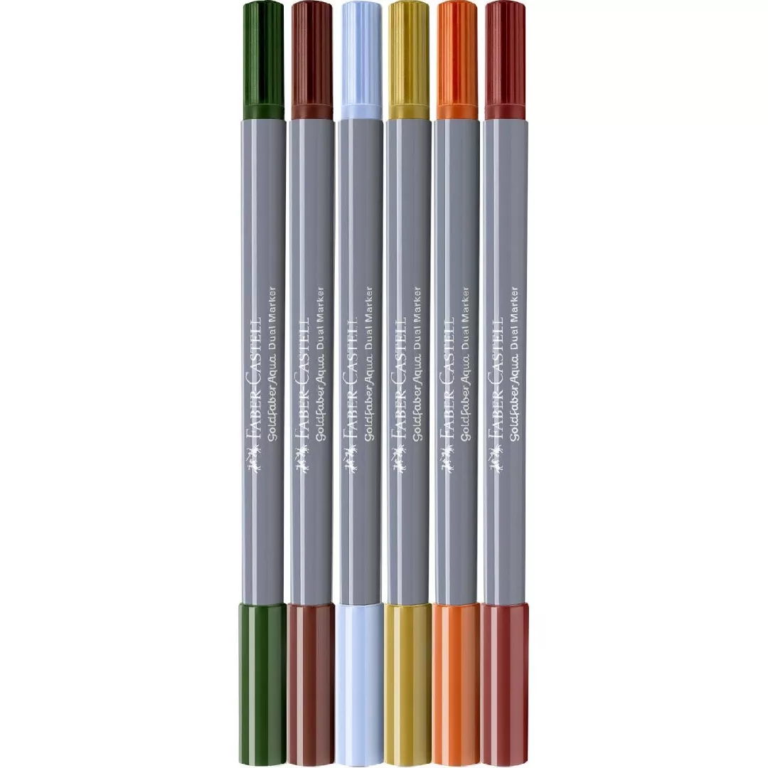 Faber-Castell 164521 marker 6 pc(s) Brush/Fine
