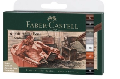 Faber-Castell 167172 felt pen Black  Brown