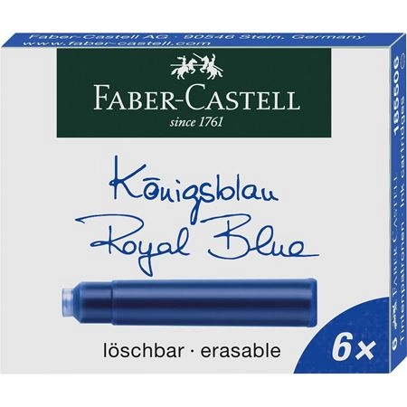 Faber-Castell 185506 pen refill Blue 6