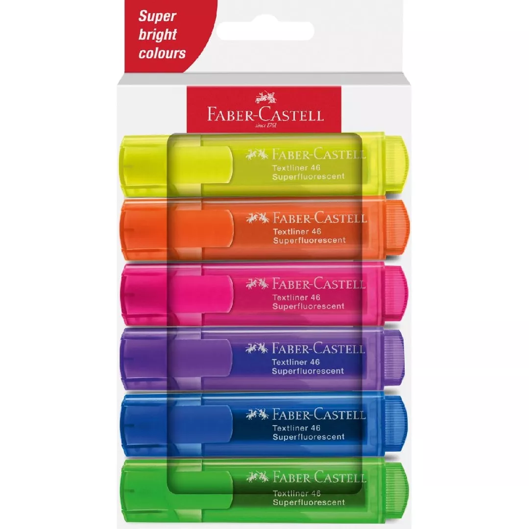 Faber-Castell 254646 marker 6 pc(s) Blue