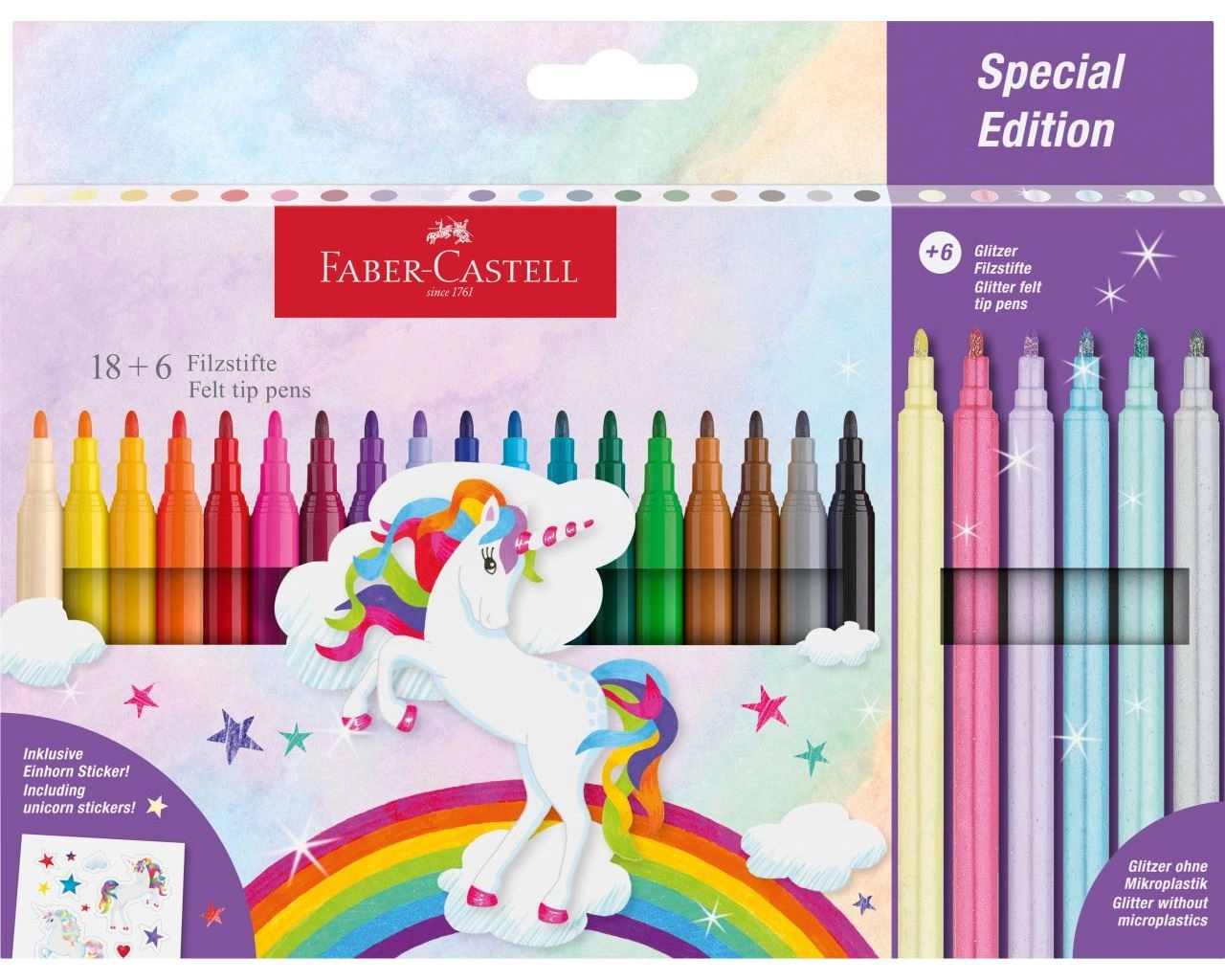 Faber-Castell 554221 felt pen Multicolour 24