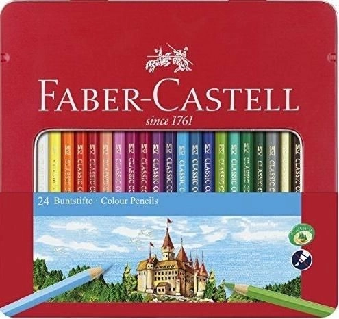 Faber-Castell Crayons Castle 24 colors pack