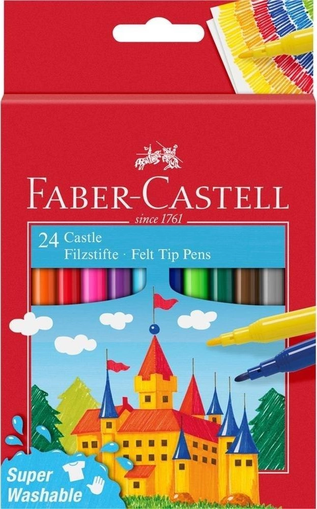 Zipper markers 24 colors FABER CASTELL