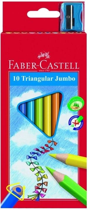 Jumbo triangular crayons 10 sets +