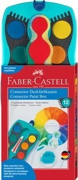 Faber Connector school paints 12 colors