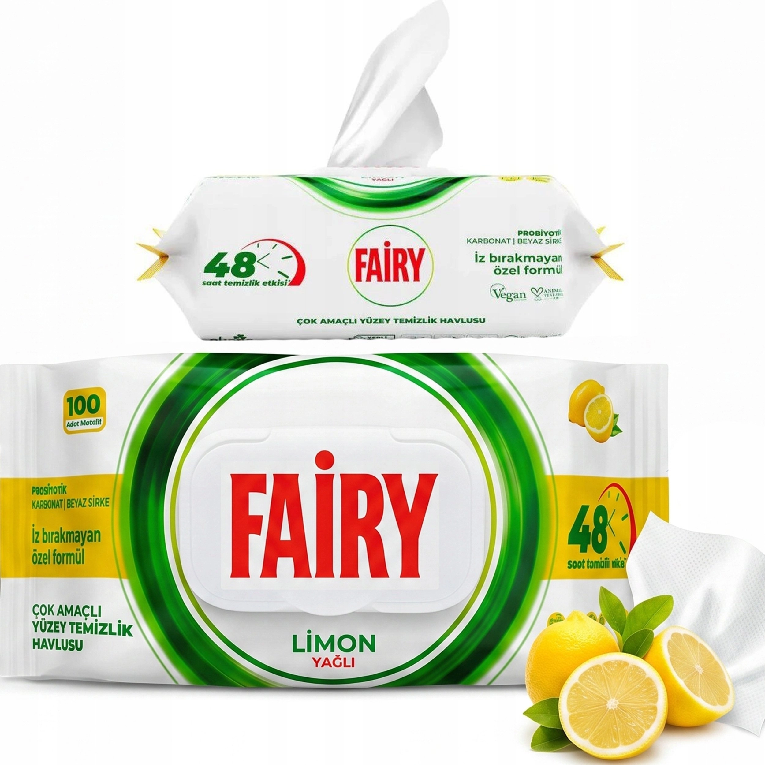FAIRY Universal wet wipes - Lemon