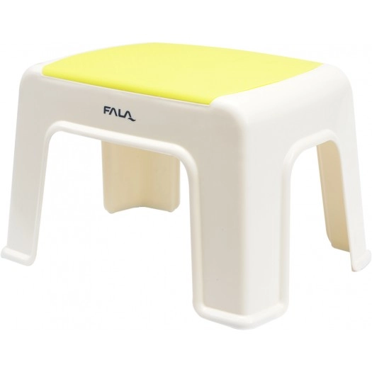 WAVE PLASTIC STOOL GREEN 30x20x21cm 75915