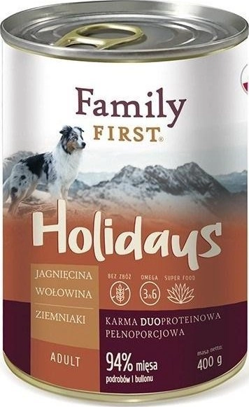 Family First FamilyFirst Lamb+beef+potato adult 400g