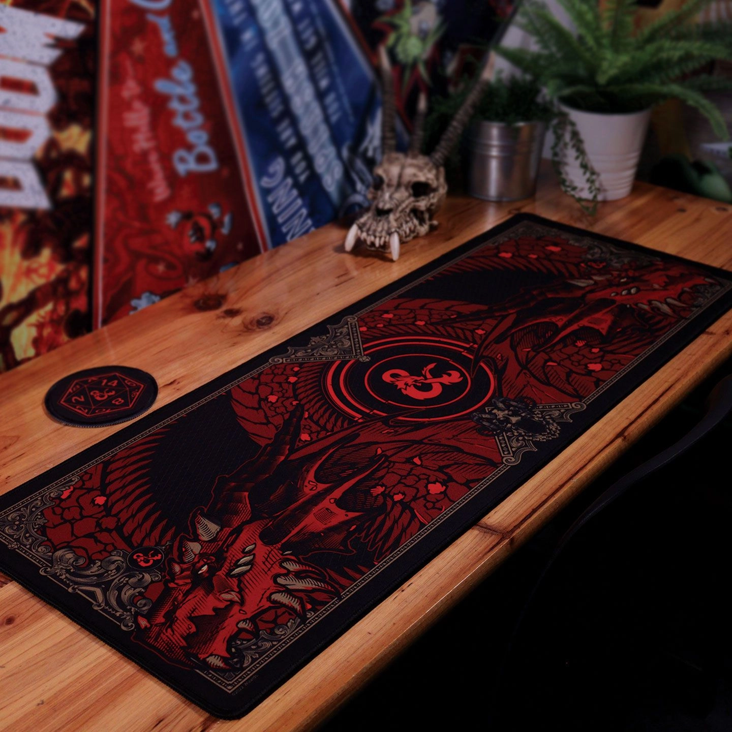 Dungeons  Dragons Desk Pad  Coaster Set