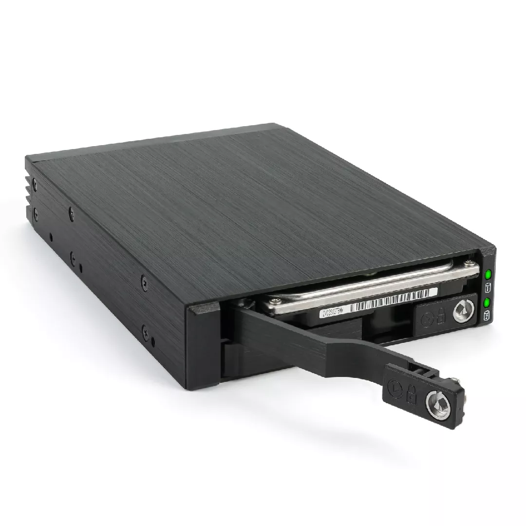 Fantec MR-25DUAL HDD/SSD enclosure Black 2512