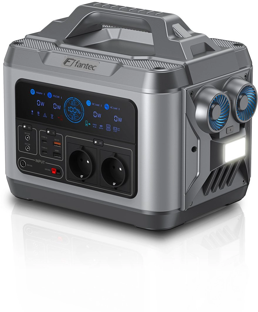 FANTEC PGS-1200 Power Station Solar Generator