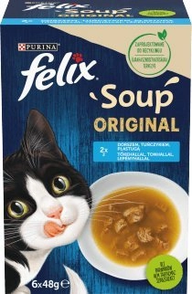 PURINA FELIX Soup ORIGINAL Rybne smaki