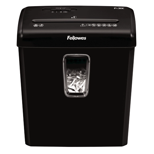 Fellowes Powershred P-30C paper shredder Cross