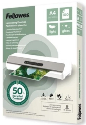 Laminēšanas plēves Fellowes Eco 100gab Glossy