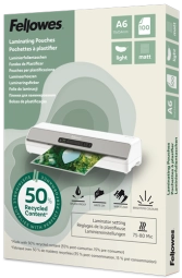 Laminating films Fellowes Eco 100pcs Matte