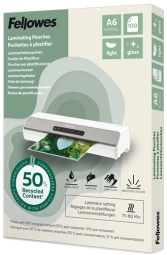 Laminating films Fellowes Eco 100pcs Gloss