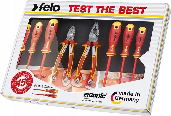 Felo Ergonic VDE set + pliers