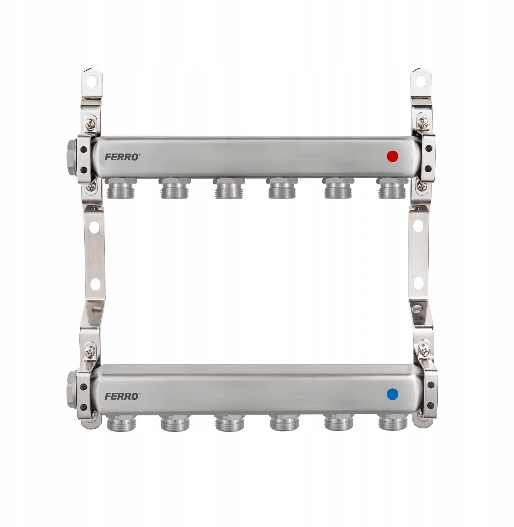 Ferro Stainless steel manifold  2-way F-COMFORT