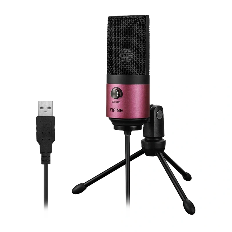 Fifine K669BP Condenser Microphone (Pink) 087748